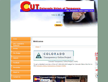 Tablet Screenshot of coloradotaxpayer.org